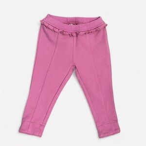 Mayoral Fuchsia Leggings with Ruffle Accent